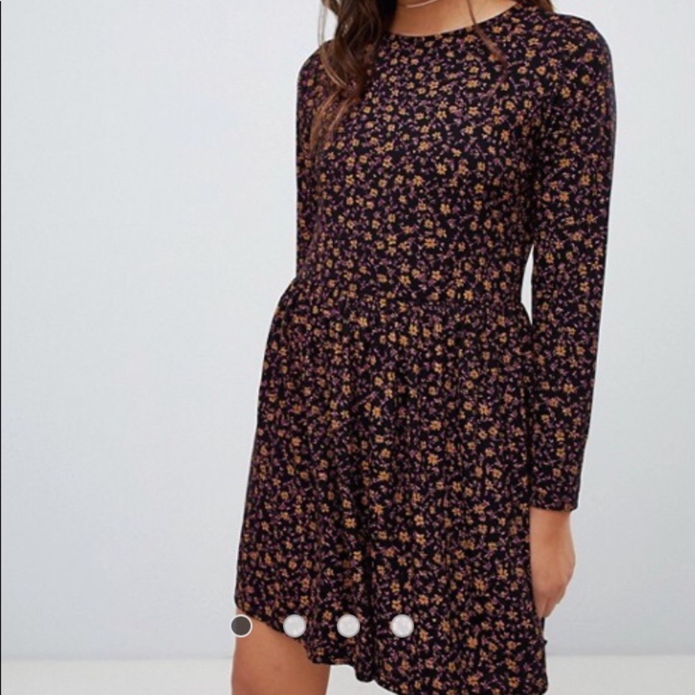 Asos Wednesday’s girl long sleeve dress